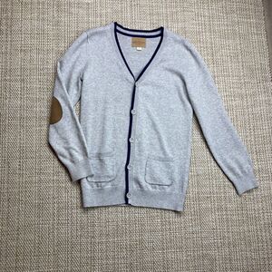 Hope & Henry Cardigan Unisex Kids Youth Sz Large Preppy Academia Elbow Patches